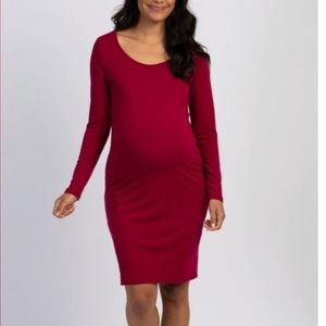 Pinkblush red maternity dress